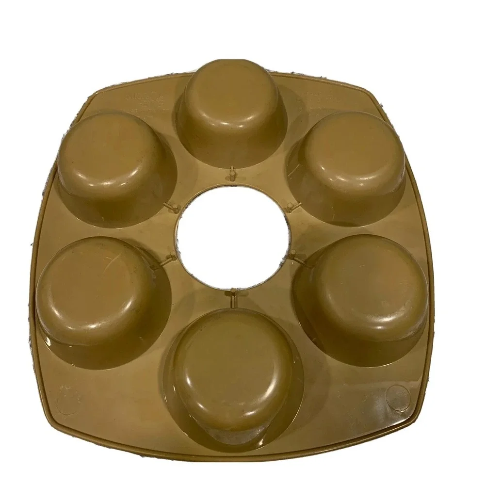 Vintage New Micro-Ette Muffin Baker Half Dozen Kitchenware Bakeware Cook Cupcake